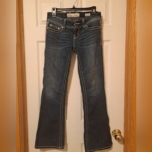 BKE Womens 27 Stella Dark Wash Denim Skinny Jeans Style BMM1315R - Size 27x31.5